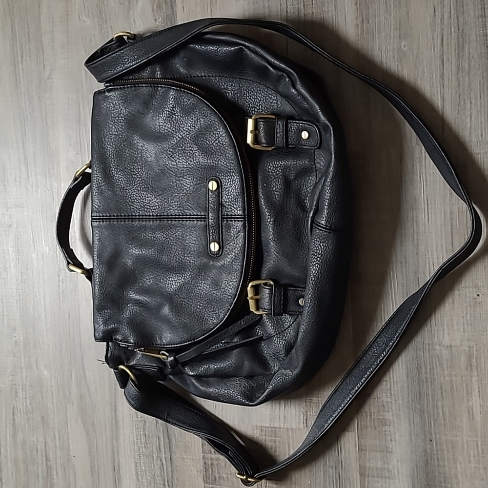Black Saddle Bag Purse